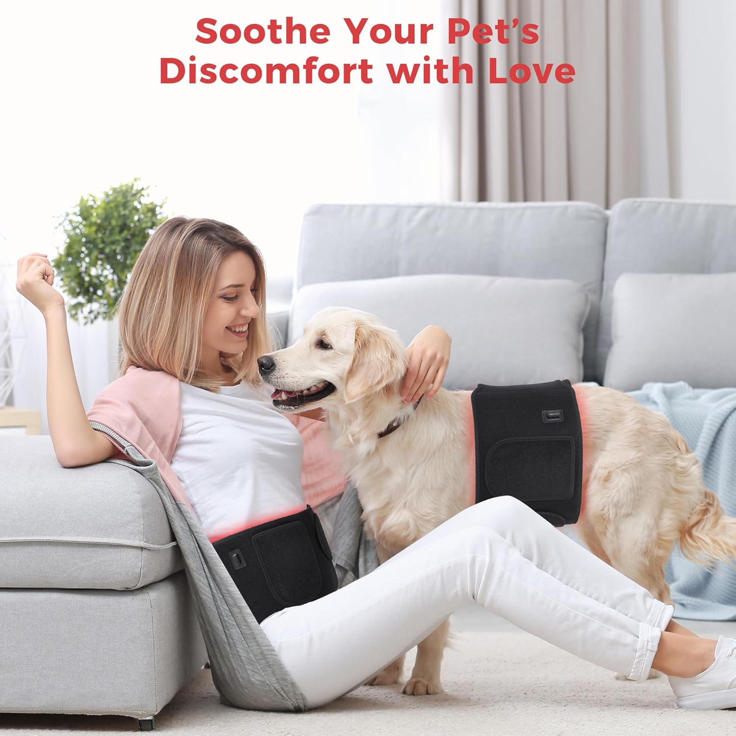 Lux Red Light Therapy Belt - Dual-Wavelength Relief